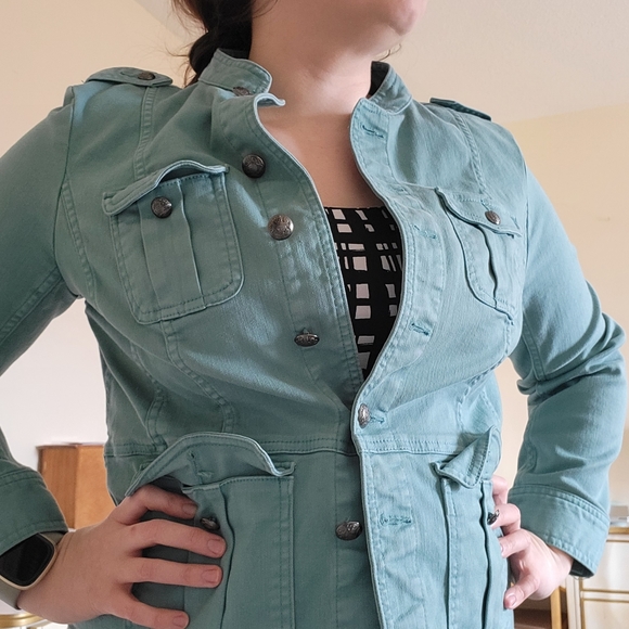 Talbots Jackets & Blazers - Talbots blue/green women's Classic Casual jacket